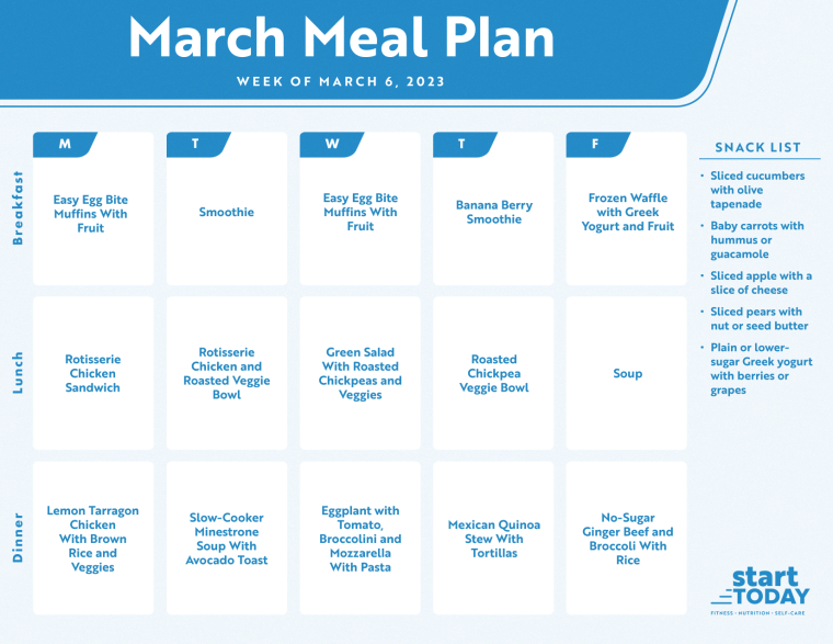 What to Eat This Week: Healthy Meal Plan for March 6, 2023