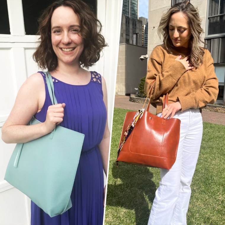 Fema - Faux Leather Tote Bag