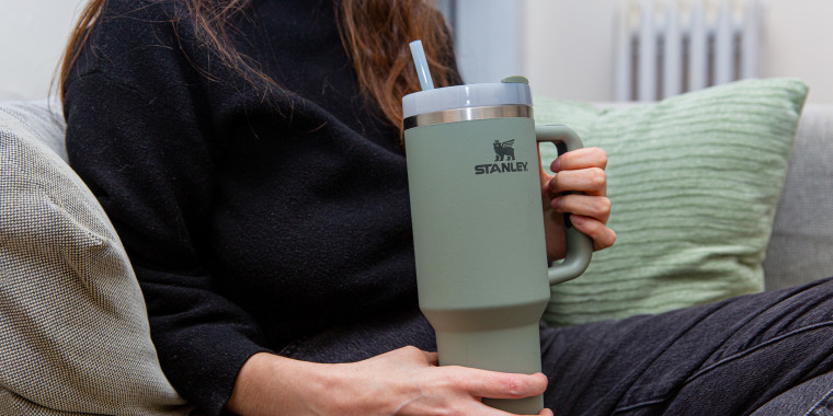 Fans say they love the Stanley’s ability to keep cold drinks cool and hot drinks warm and its classic, minimalist design.