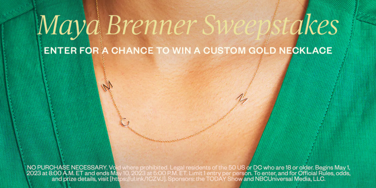 Maya Brenner Custom Gold Necklace