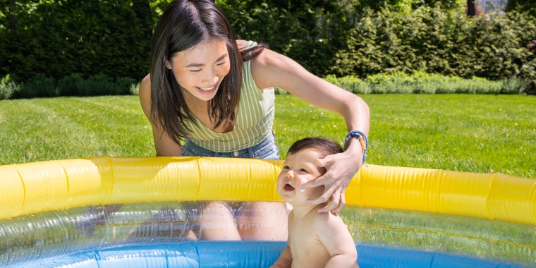 Even sunscreens labeled water-resistant are only effective for 40 to 80 minutes, so you’ll need to reapply regularly if your kid loves the water.