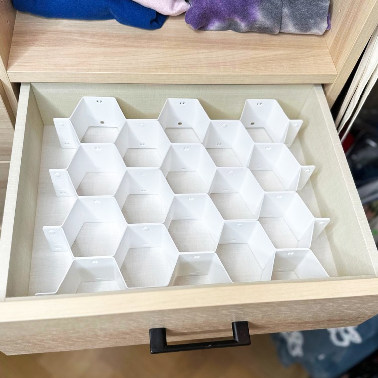 Shop Whitmor Honeycomb Drawer Organizer, White, One Size Online