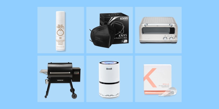 Trager Ironwood Series 885 Pellet Grill, Hotodeal KN95 Face Mask, ZitSticka Killa Kit, Levoit LV-H132 Air Purifier and Breville Smart Pizzaiolo Pizza Oven and Sun Bum SPF 30 Mineral Sunscreen Lip Balm