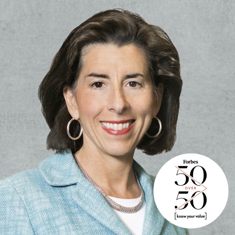 Secretary of Commerce Gina Raimondo.