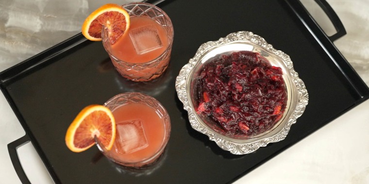 TODAY ALL DAY: Cranberry Sauce Cocktail