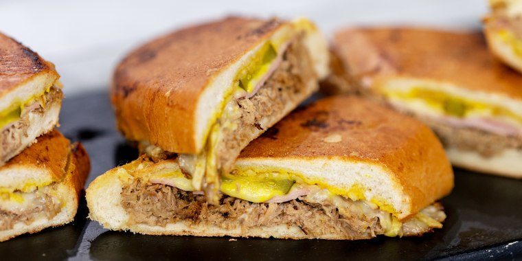 Cuban Sandwich with Potato Sticks Recipe