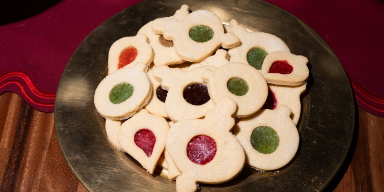 Savannah Guthrie's stained glass window sugar cookies.