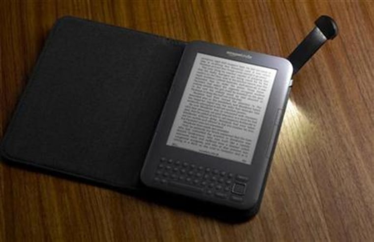 The Amazon Kindle e-book reader