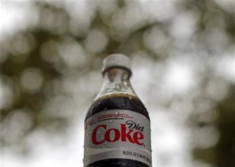 A bottle of Diet Coke soft drink is seen in Arlington