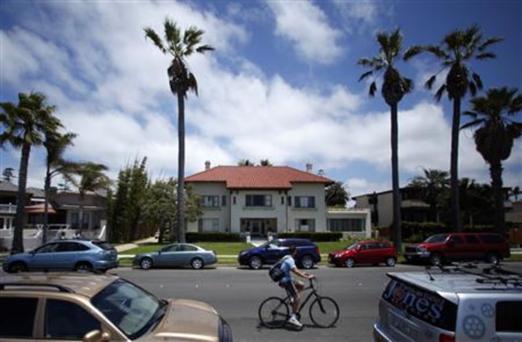 The Coronado home of Medicis Pharmaceutical Corp chief executive Jonah Shacknai is pictured in California