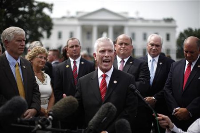 U.S. Republican freshmen members of Congress call on U.S. President Obama to present a written plan detailing his ideas for deficit reduction in Washington