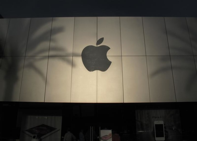 An Apple retail store is seen in Carlsbad, California