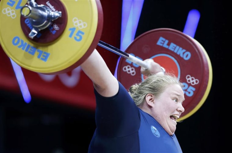 American weightlifter Holley Mangold, 22, is the heaviest woman at the Olympics.