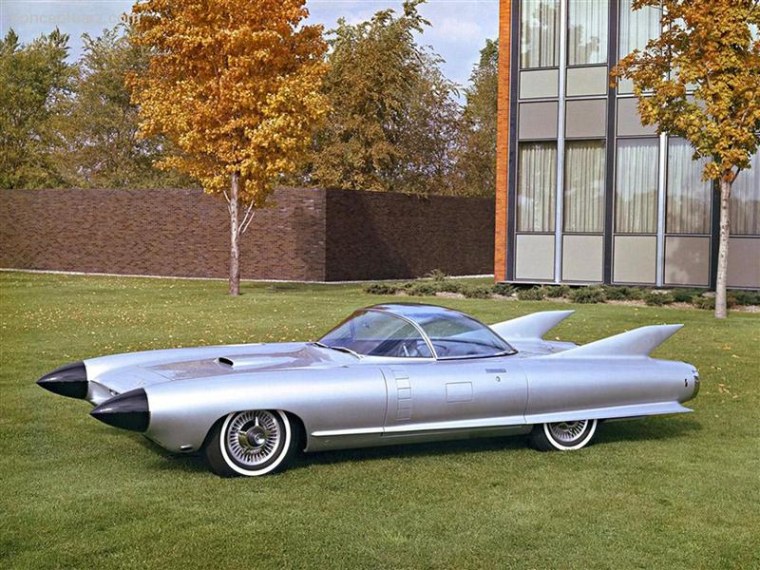 Handout of the 1959 Cadillac Cyclone concept car