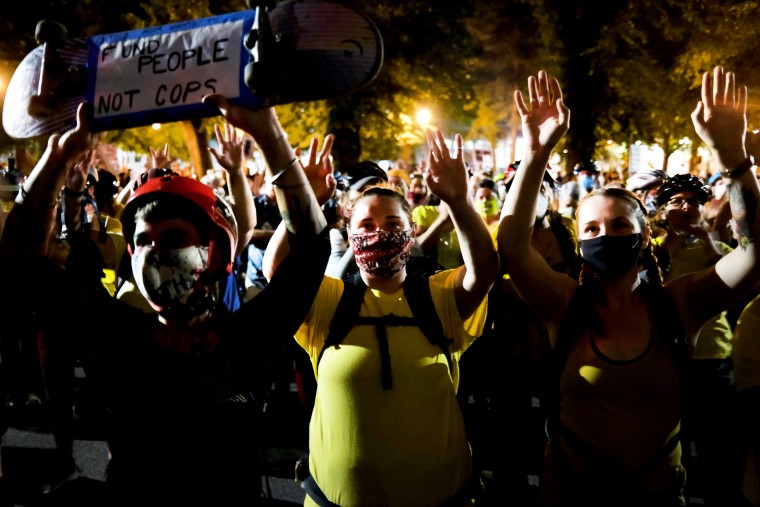 Image: Portland Protests Continue Unabated Despite Federal Law Enforcement Presence