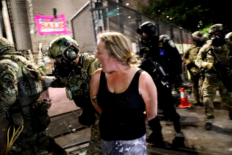 Image: Portland Protests Continue Unabated Despite Federal Law Enforcement Presence