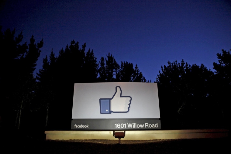 Facebook headquarters in Menlo Park, Calif.