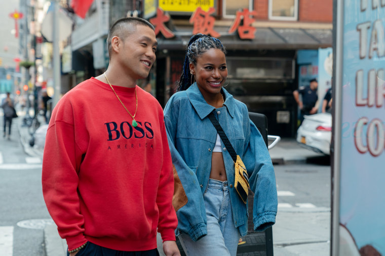Taylor Takahashi as Alfred "Boogie" Chin and Taylour Paige as Eleanor in director Eddie Huang’s "Boogie."

