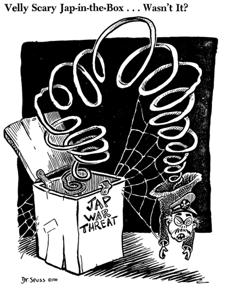 A 1941 political cartoon by Dr. Seuss.