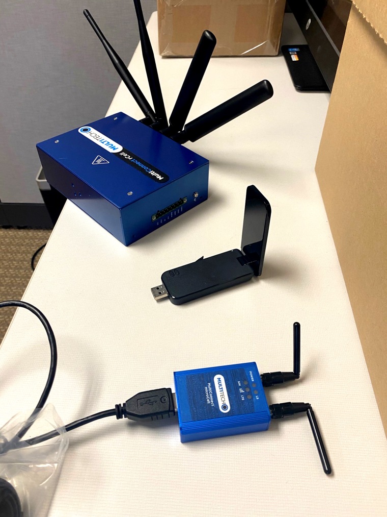 Cellular receivers distributed by the Dallas school district to people’s homes grab the cellular signal and convert it into a Wi-Fi signal.