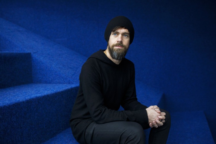 Twitter chief executive Jack Dorsey in Toronto, Ontario, Canada, on April 2, 2019.