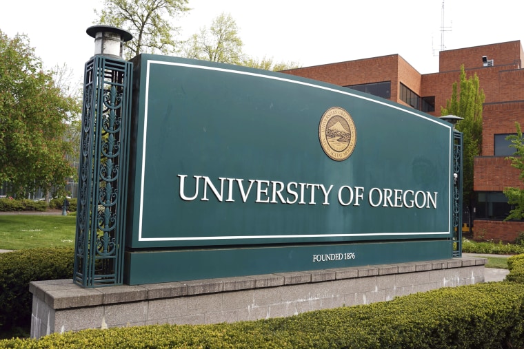 The University of Oregon on April 23, 2021, in Eugene.