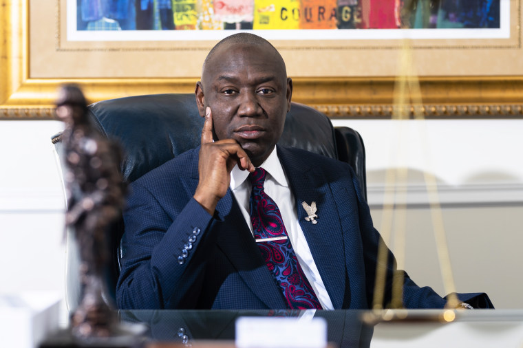 Attorney Ben Crump in his office in Tallahassee, Fla., on June 15, 2020.