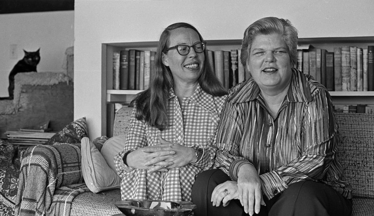 Image: Phyllis Lyon and Del Martin at their San Francisco home on July 10, 1972.
