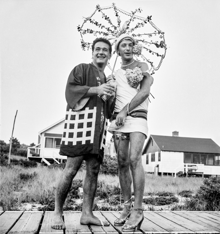 Image:; A photo from the “Safe/Haven: Gay Life in 1950s Cherry Grove” exhibit opening Friday at the New-York Historical Society.