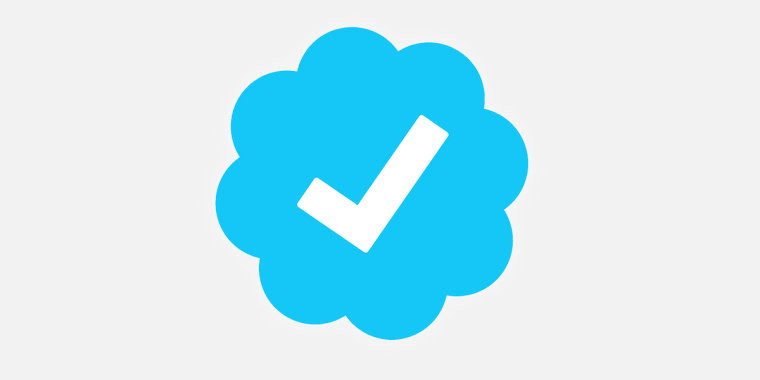Image of the Twitter verified badge