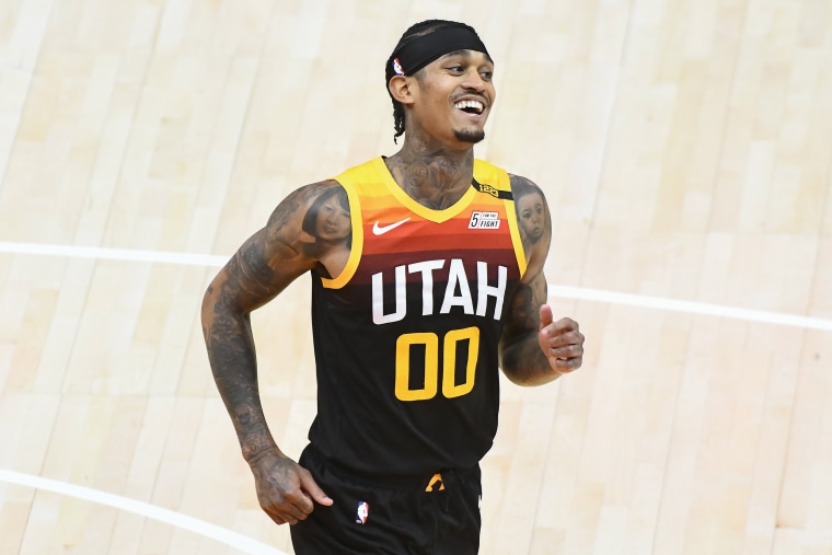 Image: Jordan Clarkson during Game Five of the Western Conference first-round playoff series against the Memphis Grizzlies at on June 2, 2021 in Salt Lake City.