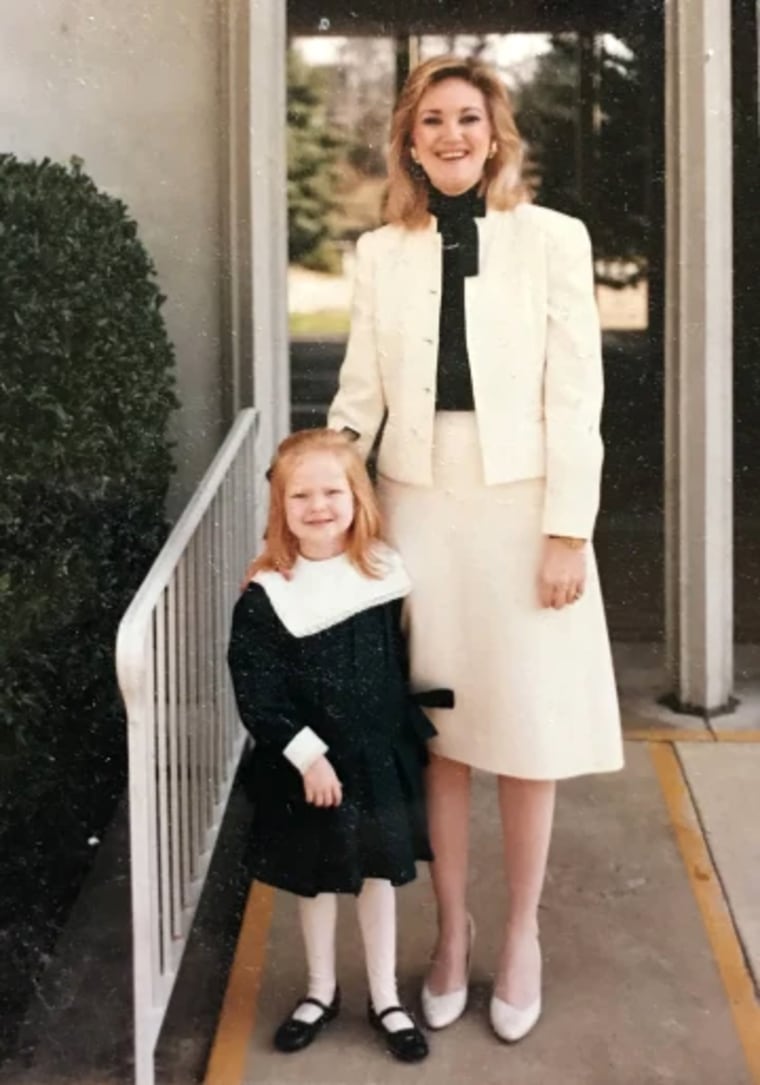 Image: Coker Burks and her daughter, Allison.