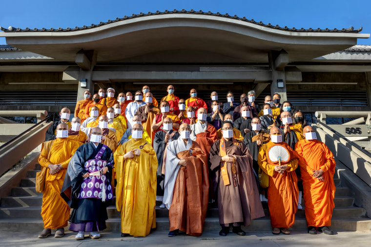 May We Gather was held at Los Angeles’ Higashi Hongwanji Buddhist Temple, which was vandalized in February.