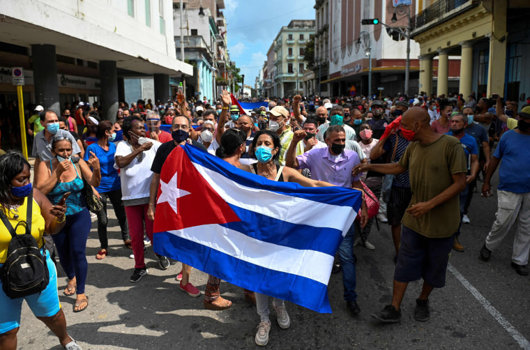 Image: Cuba demonstration