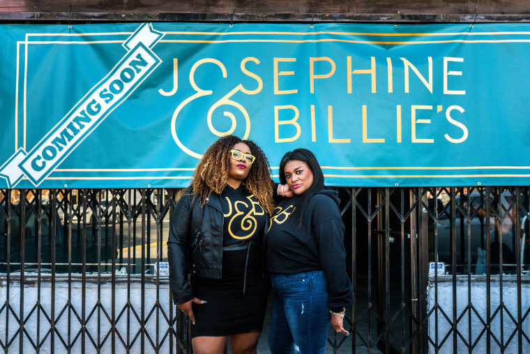 Image: Whitney Beatty, left,  and  Ebony Andersen of Josephine and Billie's.