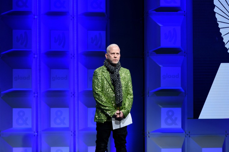 Ryan Murphy speaks at the 29th Annual GLAAD Media Awards on April 12, 2018 in Beverly Hills, Calif.