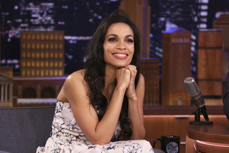 Image: Actress Rosario Dawson, The Tonight Show Starring Jimmy Fallon - Season 7