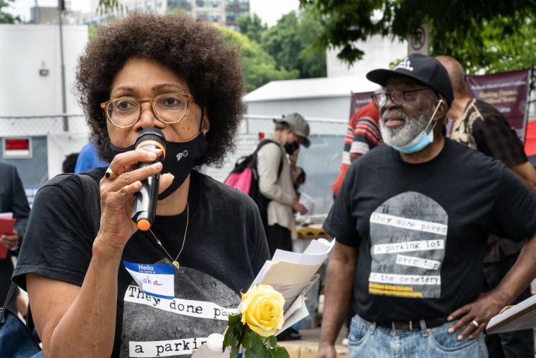 Marsha Coleman-Adebayo, president of the Bethesda African Cemetery Coalition. 