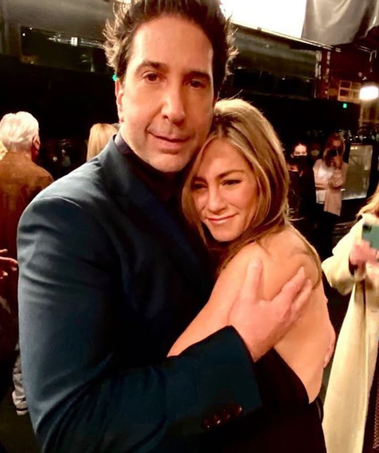 Friends star David Schwimmer supported by ex-wife following