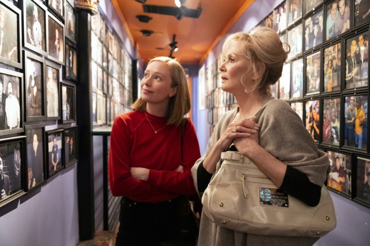 Jean Smart, right, and co-star Hannah Einbinder in a scene from the HBO Max comedy "Hacks."
