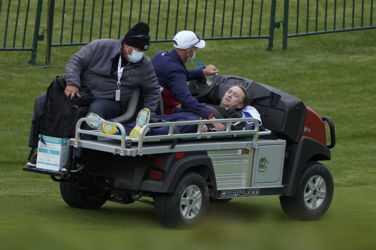 Felton suffered what organized called "a medical incident" during a celebrity golf match held a day before the start of the Ryder Cup 