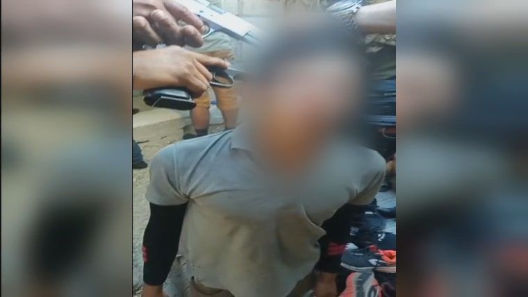 Captura del vídeo de un secuestro obtenido por Noticias Telemundo Investiga.