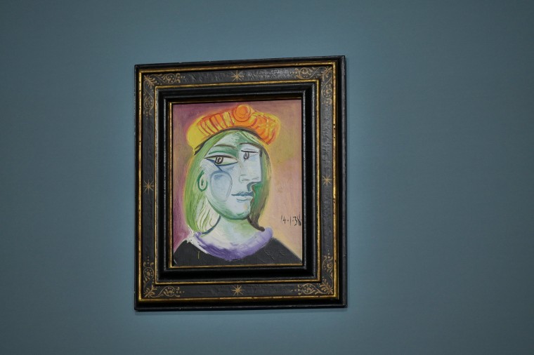 Image: Picasso paintings and works are auctioned at the Bellagio Hotel in Las Vegas