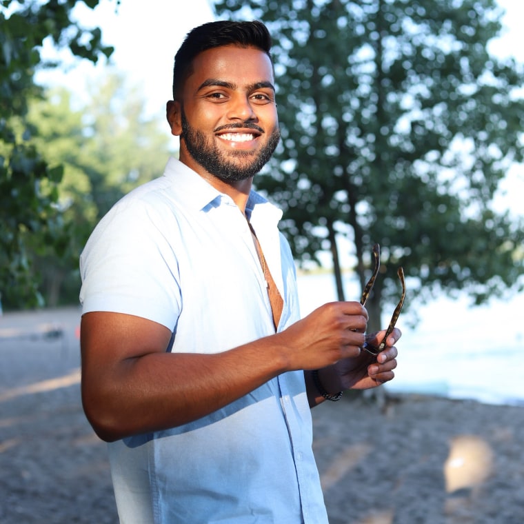 Sunthar Vykunthanathan, Eelam Tamil Canadian whose parents fled Sri Lanka during the Civil War.