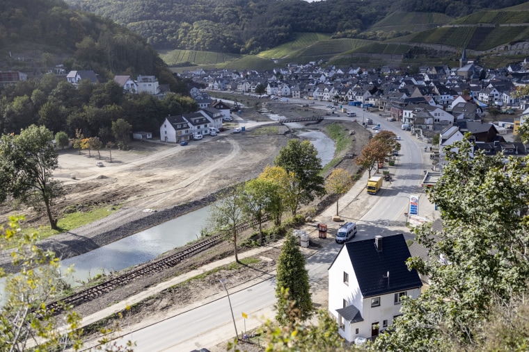 Three months after historic floods hit Dernau, swaths of the German village are still in ruins.
