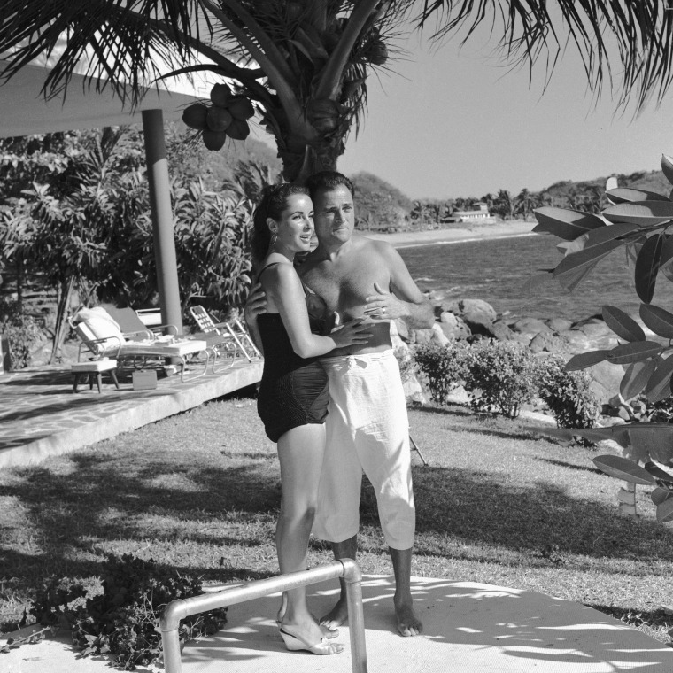 Image: Elizabeth Taylor and Mike Todd on their honeymoon in Acapulco, Mexico in 1957.