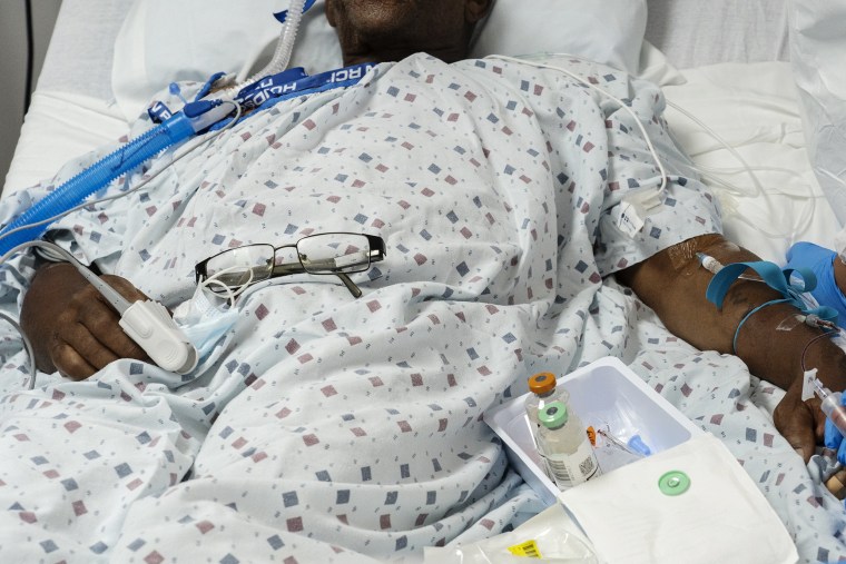Image: Doctors treat a patient in the Covid-19 intensive care unit at the United Memorial Medical Center in Houston, Texas, on June 29, 2020.