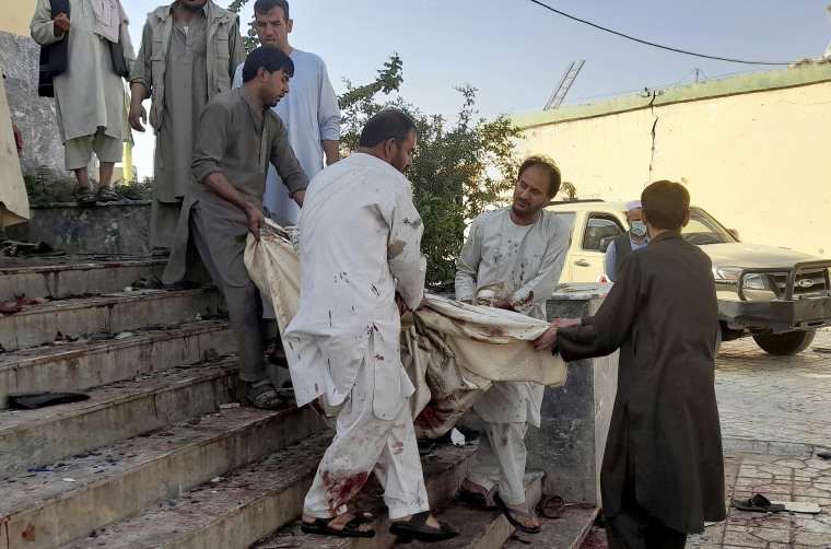 The Kunduz explosion went off during the weekly Friday prayer service at the Gozar-e-Sayed Abad Mosque.