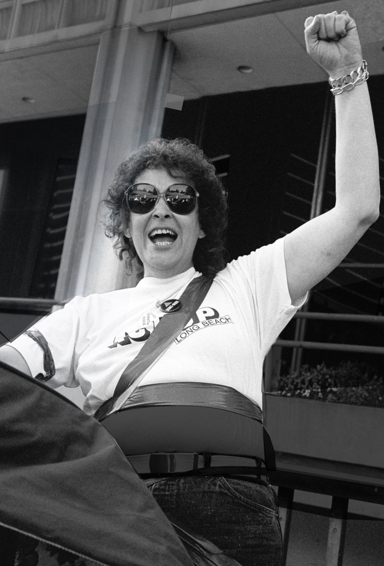 AIDS activist Connie Norman in the documentary “AIDS Diva: The Legend of Connie Norman."