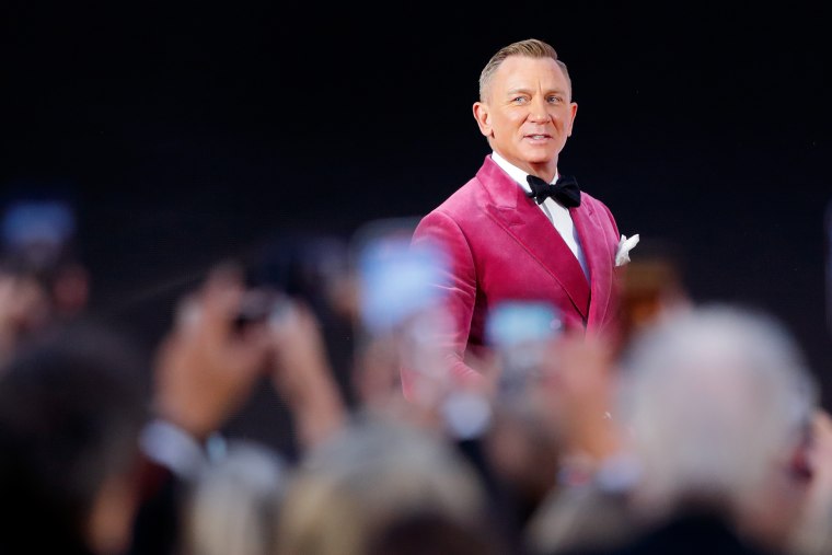 Image: Daniel Craig attends the "No Time To Die" World Premiere at the Royal Albert Hall on Sept. 28, 2021 in London.